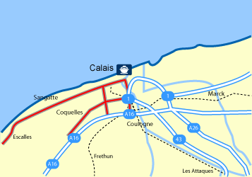 Calais Ferry Port Terminals