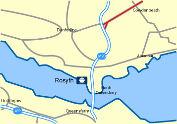 Rosyth Ferry Port Map