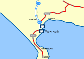 Weymouth Ferry Port Terminal Map